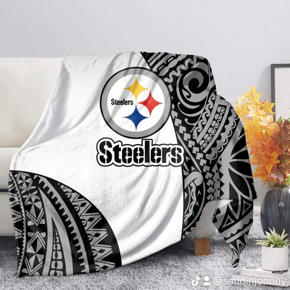 Oversize Lightweight Customize Tribal Polynesian Fleece Throw Soft Blankets
